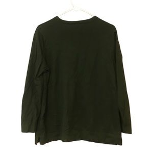 J Jill Longsleeve Green Shirt